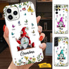 Butterfly Gnome Grandma Nana Mimi Mom Auntie Personalized Phone Case SC2410269