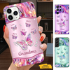 Butterfly Grandma Nana Mimi Mom Auntie Personalized Phone Case SC24100811