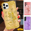 Butterfly Grandma Nana Mimi Mom Auntie Great Grandma Personalized Phone Case SC24102211