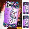 Butterfly Grandma Nana Mimi Mom Auntie Personalized Phone Case SC24110117