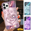 Butterfly Grandma Nana Mimi Mom Auntie Personalized Phone Case SC24110129