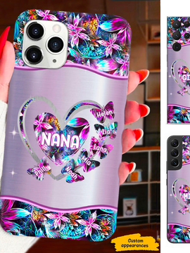 Butterfly Heart Grandma Nana Mimi Gigi Personalized Phone Case SC1512416