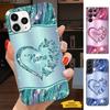 Butterfly Heart Grandma Nana Mimi Mom Auntie Personalized Phone Case SC24102220