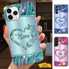 Butterfly Heart Grandma Nana Mimi Mom Auntie Personalized Phone Case SC24102221