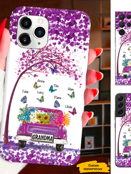 Butterfly Truck Grandma Nana Mimi Gigi Personalized Phone Case SC1512412