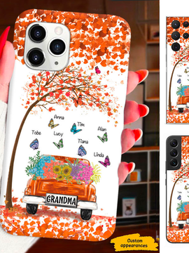 Butterfly Truck Grandma Nana Mimi Gigi Personalized Phone Case SC1512414