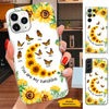 Butterfly You are my sunshine Mom Grandma Nana Mimi Gigi Auntie Personalized phone case SC2512443