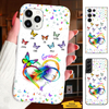 Colorful Butterfly Blessed to be called Grandma Nana Mimi Mom Auntie Personalized Phone Case SC2410106