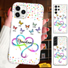 Colorful Butterfly Blessed to be called Grandma Nana Mimi Mom Auntie Personalized Phone Case SC2410108