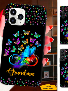 Colorful Butterfly Mom Grandma Nana Mimi Gigi Auntie Personalized phone case SC2312410