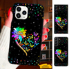 Colorful Butterfly Mom Grandma Nana Mimi Gigi Auntie Personalized phone case SC2312425