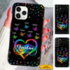 Colorful Butterfly Mom Grandma Nana Mimi Gigi Auntie Personalized phone case SC2612424