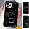 Colorful Dandelion Butterfly Mom Grandma Nana Mimi Gigi Auntie Personalized phone case SC2612428