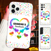 Colorful Heart Grandma Nana Mimi Gigi sweethearts Personalized Phone Case SC1512430