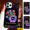 Colorful Heart Sunflower Grandma Nana Mimi Mom Auntie Personalized Phone Case SC24110118