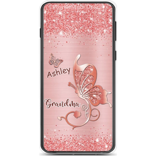 Butterflies Grandma Nana Mimi Mom Personalized Phone Case SC226537