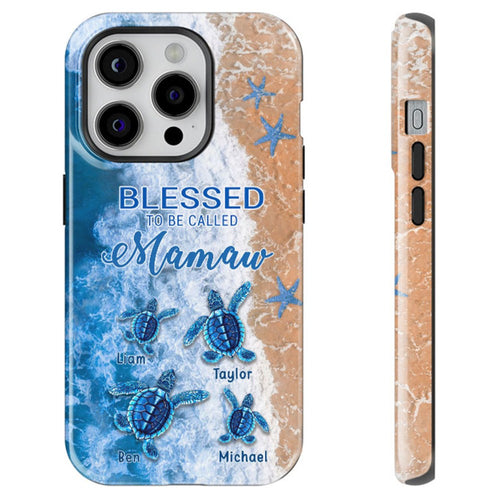 Turtle Happiness is Being Grandma Mommy Auntie Personalized Tough Case SC5272TC01