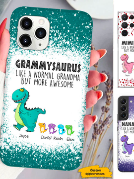 Dinosaur Grandmasaurus Nanasaurus Mom Grandma Nana Mimi Gigi Auntie Personalized phone case SC2212414