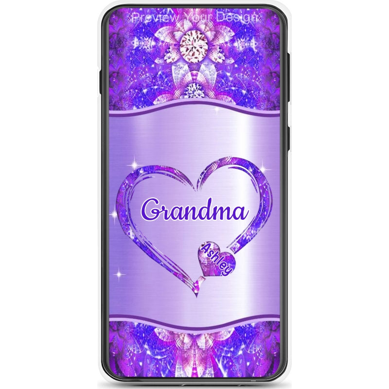 Hearts Grandma Nana Mimi Gigi Personalized Tough Case SC7054TC22