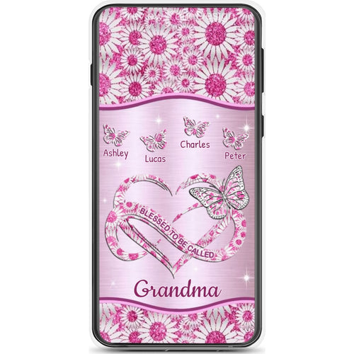 Butterfly Blessed To be called Grandma Nana Mimi Mommy Personalized Phone Case