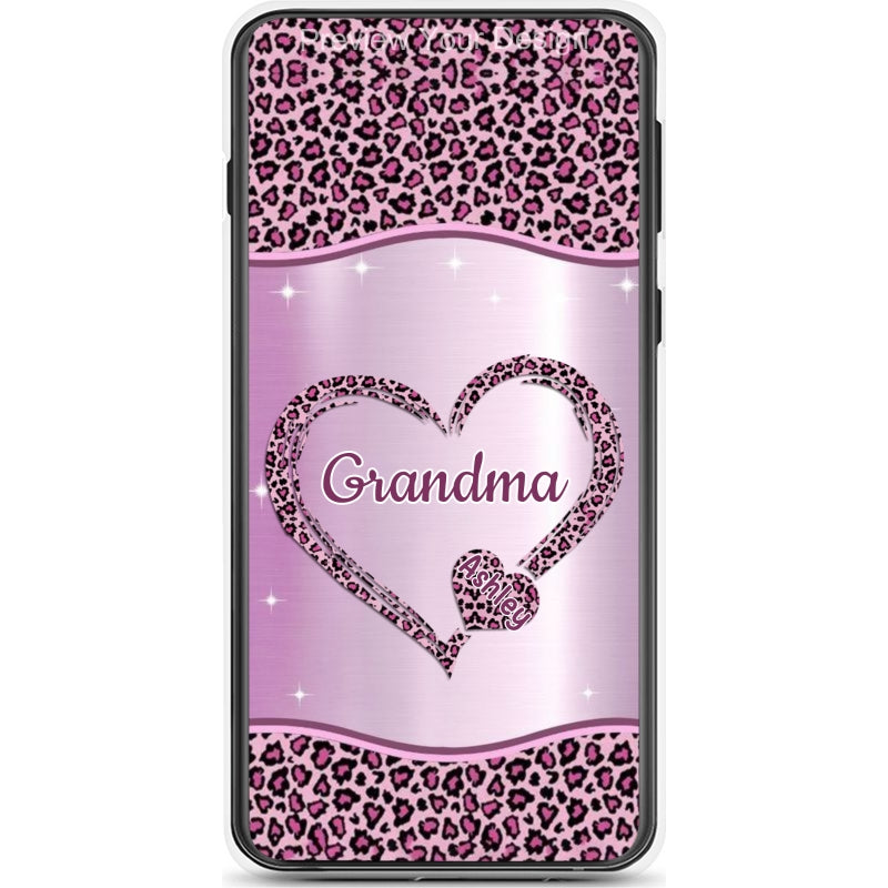 Hearts Grandma Nana Mimi Gigi Personalized Tough Case SC7054TC26
