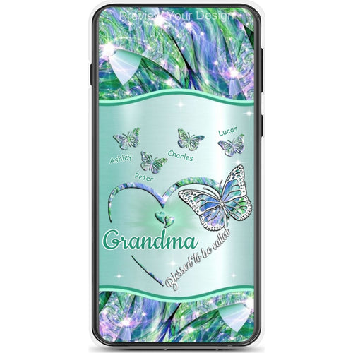 Butterflies Blessed to be called Nana Mimi Gigi Grandma Personalized Phone Case SC1762-41