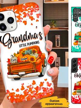 Fall Season Truck Grandma Nana Mommy Little Pumpkins Personalized Phone case SC30913