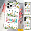 Flower Blessed Mom Grandma Nana Mimi Gigi Auntie Personalized phone case SC2412419