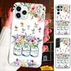 Flower Butterfly Grandma Nana Mimi Mom Auntie Great Grandma Personalized Phone Case SC2410227