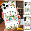 Flower Butterfly Grandma Nana Mimi Mom Auntie Personalized Phone Case SC2410222