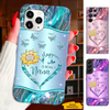 Flower Butterfly Happiness is being a Mom Grandma Nana Mimi Gigi Auntie Personalized phone case SC231244