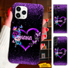 Flower Butterfly Mom Grandma Nana Mimi Gigi Auntie Personalized phone case SC231242
