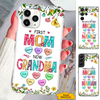 Flower First Mom Now Grandma Nana Mimi Gigi Auntie Personalized phone case SC2412418