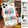 Flower First Mom Now Grandma Nana Mimi Gigi Auntie Personalized phone case SC2612441
