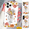 Flower Happiness is being a Mom Grandma Nana Mimi Gigi Auntie Personalized phone case SC2412436