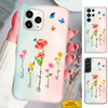 Flower Mom Grandma Nana Mimi Gigi Auntie Personalized phone case SC2412420