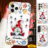 Gnome Butterfly Grandma Nana Mimi Mom Auntie Personalized Phone Case SC2410172