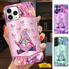 Gnome Butterfly Grandma Nana Mimi Mom Auntie Personalized Phone Case SC24102227