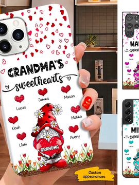 Gnome Grandma Mommy Auntie Sweethearts Personalized Phone case SC2712234