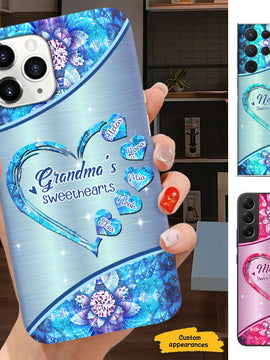 Gnome Grandma Sweethearts Nana Mimi Mom Auntie Personalized Phone Case SC24101712