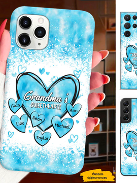 Grandma Sweethearts Nana Mimi Mom Auntie Personalized Phone Case SC2411012