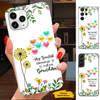 Heart Dandelion Grandma Nana Mommy Aunite Personalized Phone Case SC2912232