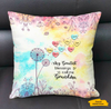 Heart Dandelion My Greatest Blessings called me Grandma Nana Mimi Gigi Personalized Pillow SC1512433