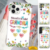 Heart Flower Nana Mimi Gigi Auntie Personalized phone case SC2412414