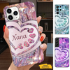 Heart Grandma Nana Mimi Gigi Auntie Mom Personalized Phone case SC2411056