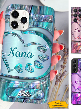 Heart Grandma Nana Mimi Gigi Auntie Personalized phone case SC2512421