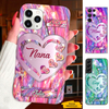 Heart Grandma Nana Mimi Mom Auntie Personalized Phone Case SC24102615