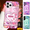 Heart Grandma Nana Mimi Mom Auntie Personalized Phone Case SC2410267