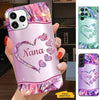 Heart Grandma Nana Mimi Mom Auntie Personalized Phone Case SC24110131