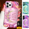 Heart I love you to the moon and back Grandma Nana Mimi Mom Auntie Personalized Phone Case SC2410266